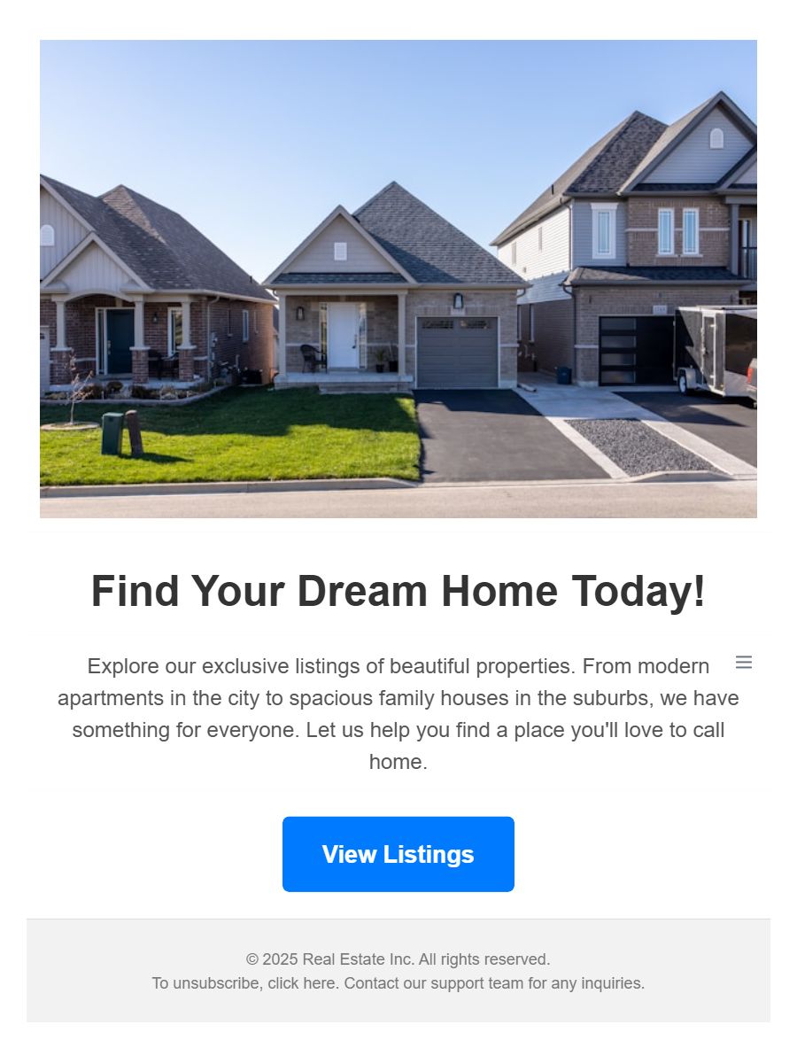 Real Estate template preview