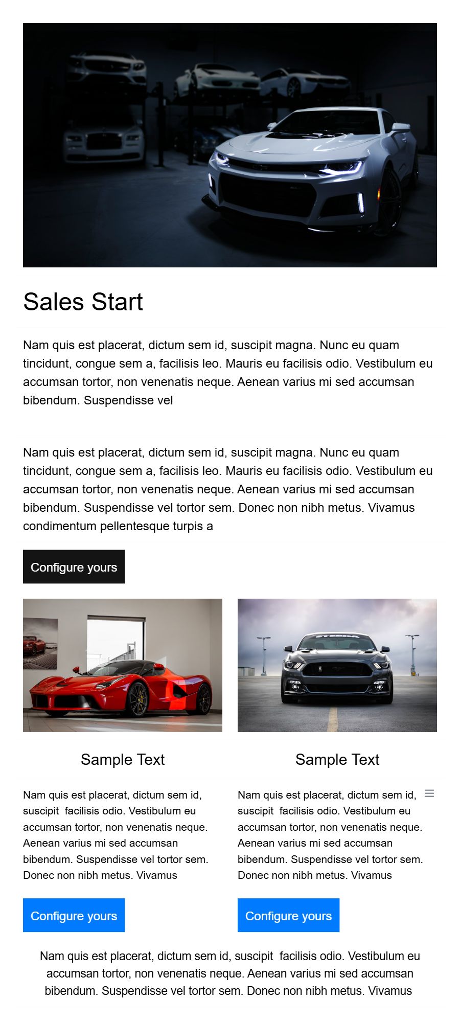 Email template preview