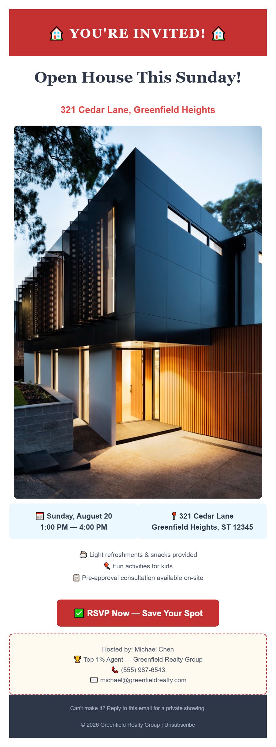 Real Estate template preview